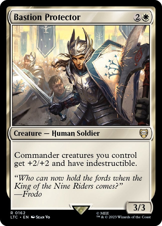 Image for Bastion Protector (Commander: The Lord of the Rings: Tales of Middle-earth) (162) - Magic: The Gathering