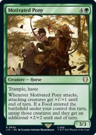 Image for Motivated Pony (Commander: The Lord of the Rings: Tales of Middle-earth) (42) - Magic: The Gathering