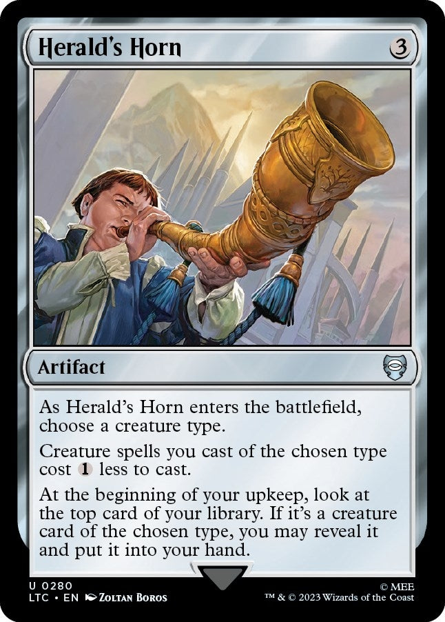Image for Herald's Horn (Commander: The Lord of the Rings: Tales of Middle-earth) (280) - Magic: The Gathering