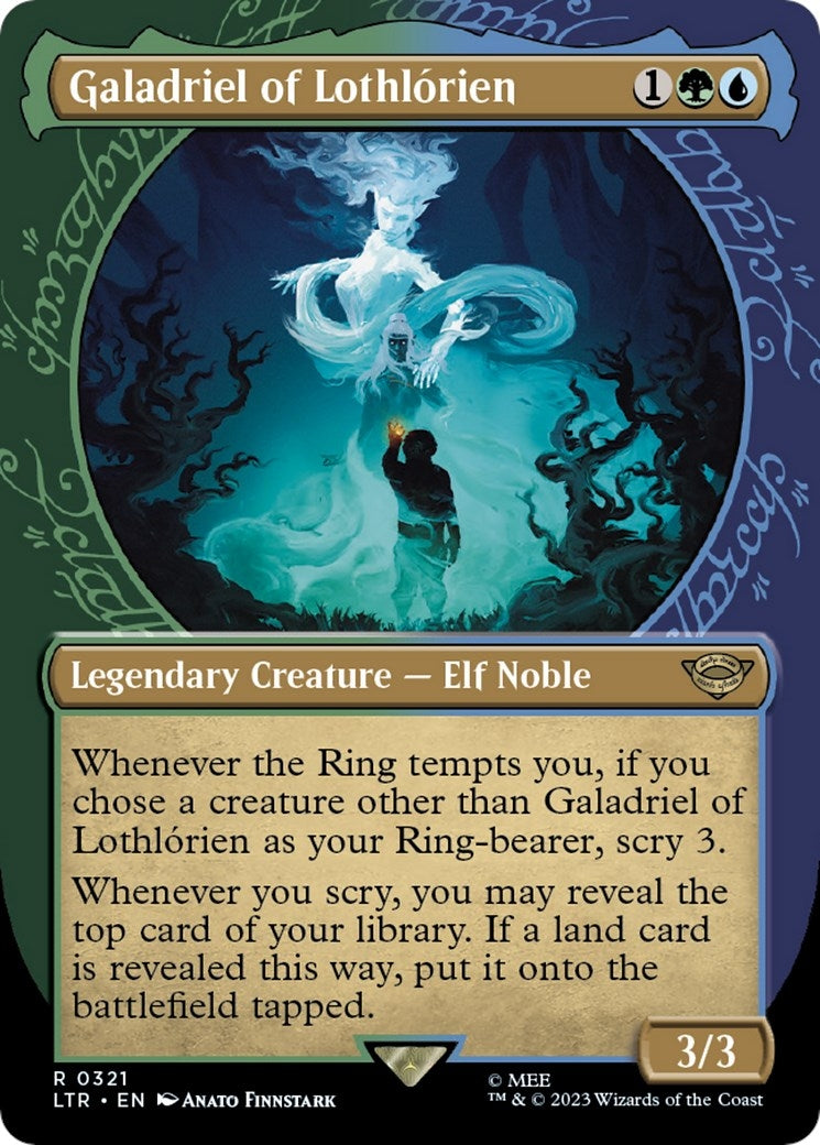 Image for Galadriel of Lothlorien (Showcase) (Universes Beyond: The Lord of the Rings: Tales of Middle-earth) (321) - Magic: The Gathering