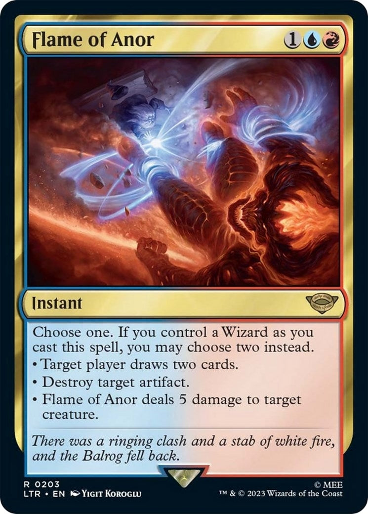 Image for Flame of Anor (Universes Beyond: The Lord of the Rings: Tales of Middle-earth) (203) - Magic: The Gathering