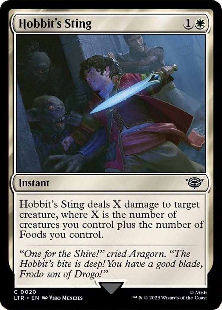 Image for Hobbit's Sting (Universes Beyond: The Lord of the Rings: Tales of Middle-earth) (20) - Magic: The Gathering