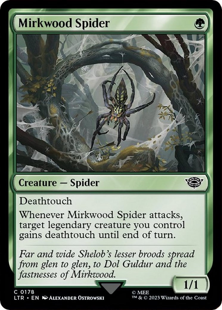 Image for Mirkwood Spider (Universes Beyond: The Lord of the Rings: Tales of Middle-earth) (178) - Magic: The Gathering
