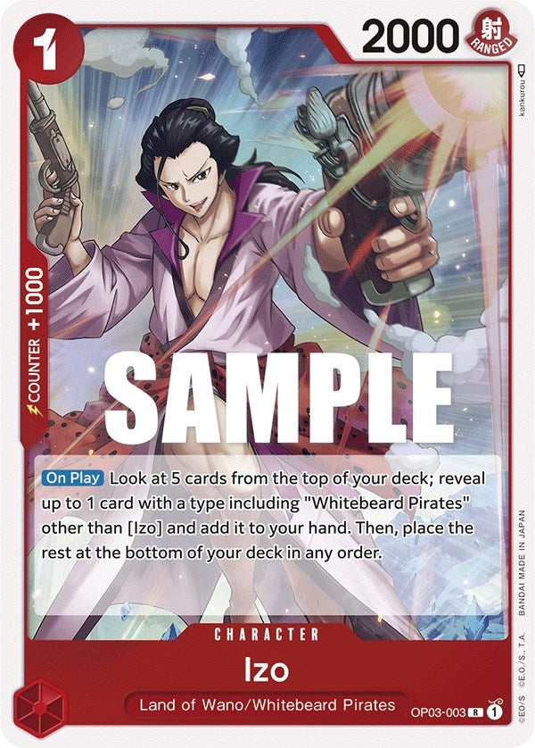 Image for Izo (Pillars of Strength) (OP03-003) - One Piece Card Game