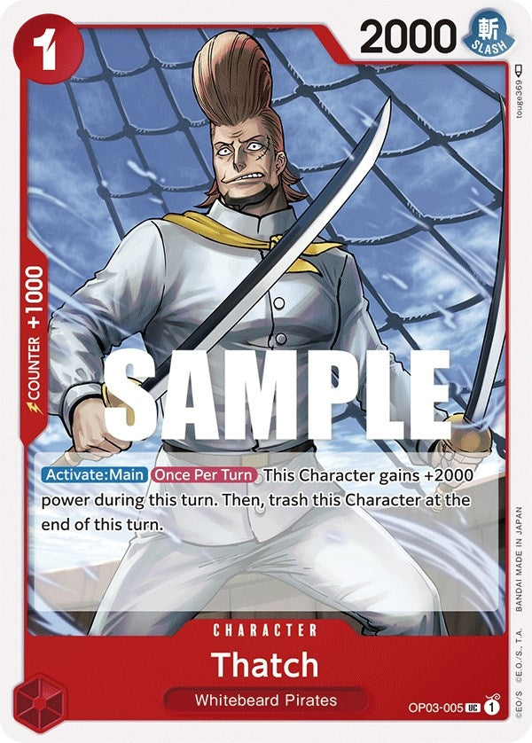 Image for Thatch (Pillars of Strength) (OP03-005) - One Piece Card Game