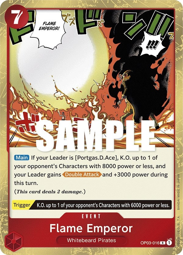Image for Flame Emperor (Pillars of Strength) (OP03-016) - One Piece Card Game