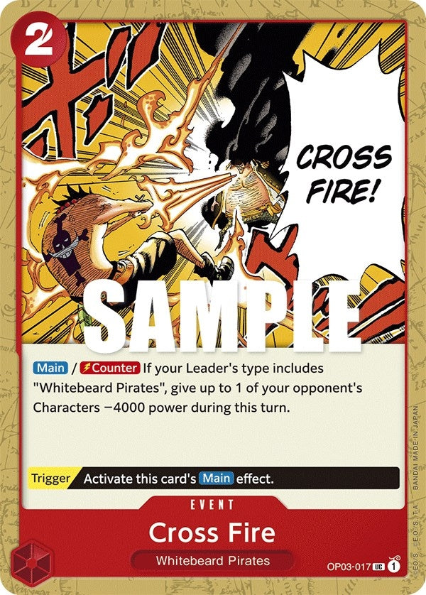 Image for Cross Fire (Pillars of Strength) (OP03-017) - One Piece Card Game