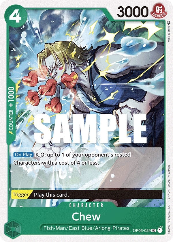 Image for Chew (Pillars of Strength) (OP03-029) - One Piece Card Game