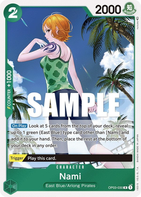 Image for Nami (030) (Pillars of Strength) (OP03-030) - One Piece Card Game