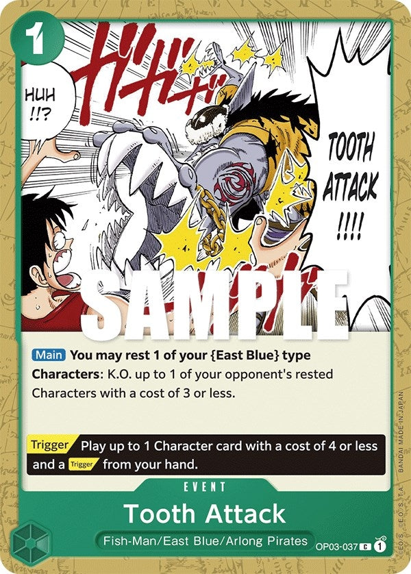 Image for Tooth Attack (Pillars of Strength) (OP03-037) - One Piece Card Game