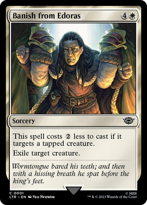 Image for Banish from Edoras (Universes Beyond: The Lord of the Rings: Tales of Middle-earth) (1) - Magic: The Gathering