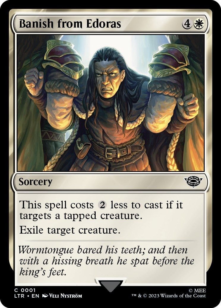 Image for Banish from Edoras (Universes Beyond: The Lord of the Rings: Tales of Middle-earth) (1) - Magic: The Gathering