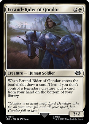 Image for Errand-Rider of Gondor (Universes Beyond: The Lord of the Rings: Tales of Middle-earth) (11) - Magic: The Gathering