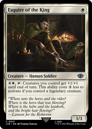 Image for Esquire of the King (Universes Beyond: The Lord of the Rings: Tales of Middle-earth) (13) - Magic: The Gathering