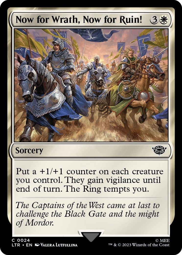 Image for Now for Wrath, Now for Ruin! (Universes Beyond: The Lord of the Rings: Tales of Middle-earth) (24) - Magic: The Gathering