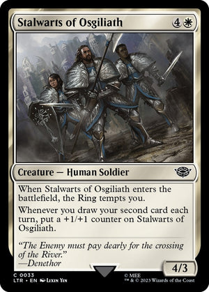 Image for Stalwarts of Osgiliath (Universes Beyond: The Lord of the Rings: Tales of Middle-earth) (33) - Magic: The Gathering