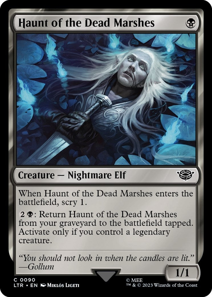 Image for Haunt of the Dead Marshes (Universes Beyond: The Lord of the Rings: Tales of Middle-earth) (90) - Magic: The Gathering