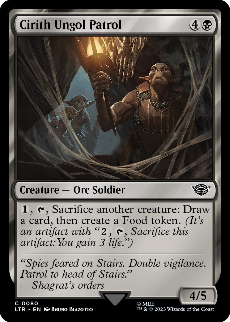 Image for Cirith Ungol Patrol (Universes Beyond: The Lord of the Rings: Tales of Middle-earth) (80) - Magic: The Gathering