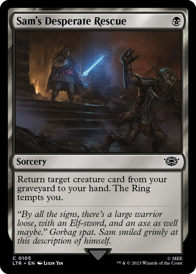 Image for Sam's Desperate Rescue (Universes Beyond: The Lord of the Rings: Tales of Middle-earth) (105) - Magic: The Gathering