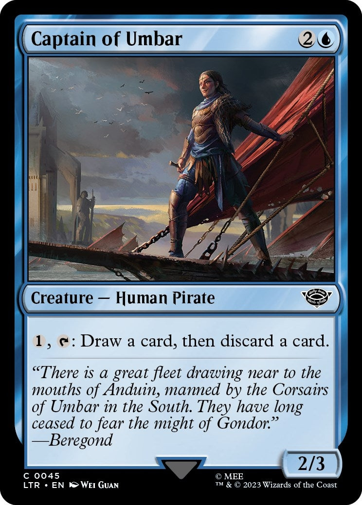 Image for Captain of Umbar (Universes Beyond: The Lord of the Rings: Tales of Middle-earth) (45) - Magic: The Gathering