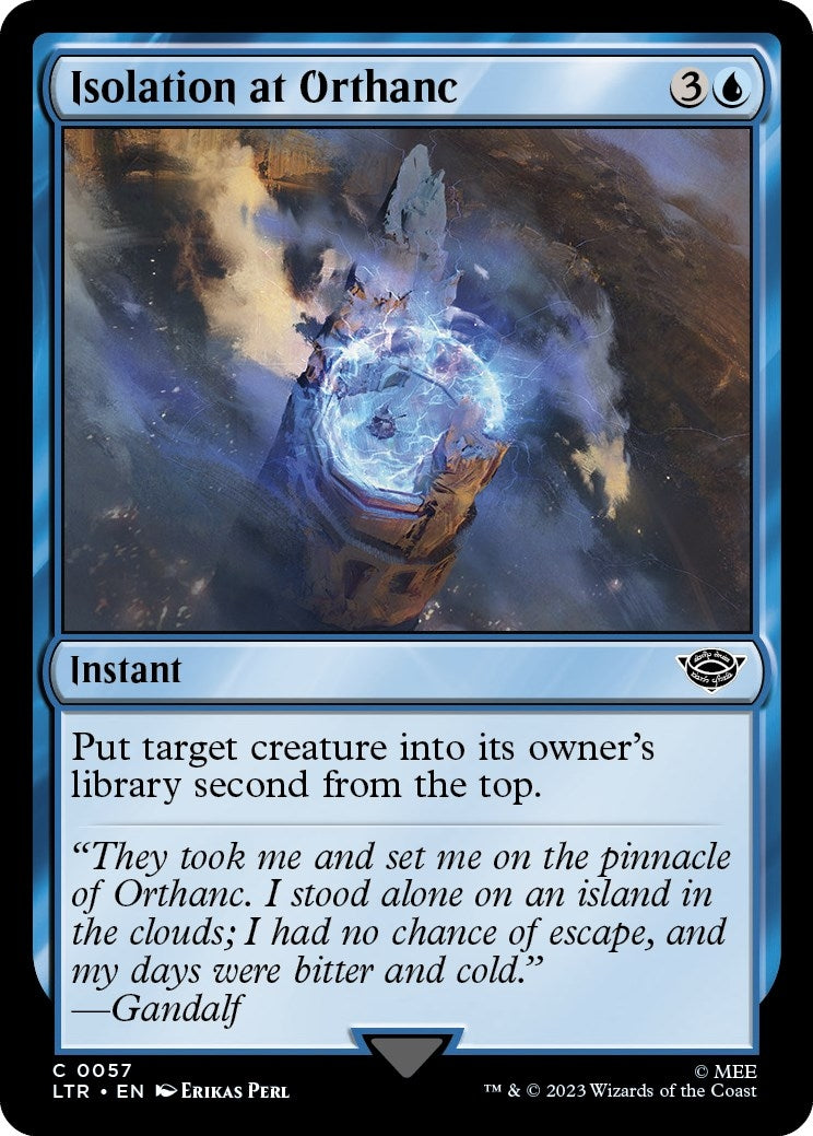 Image for Isolation at Orthanc (Universes Beyond: The Lord of the Rings: Tales of Middle-earth) (57) - Magic: The Gathering