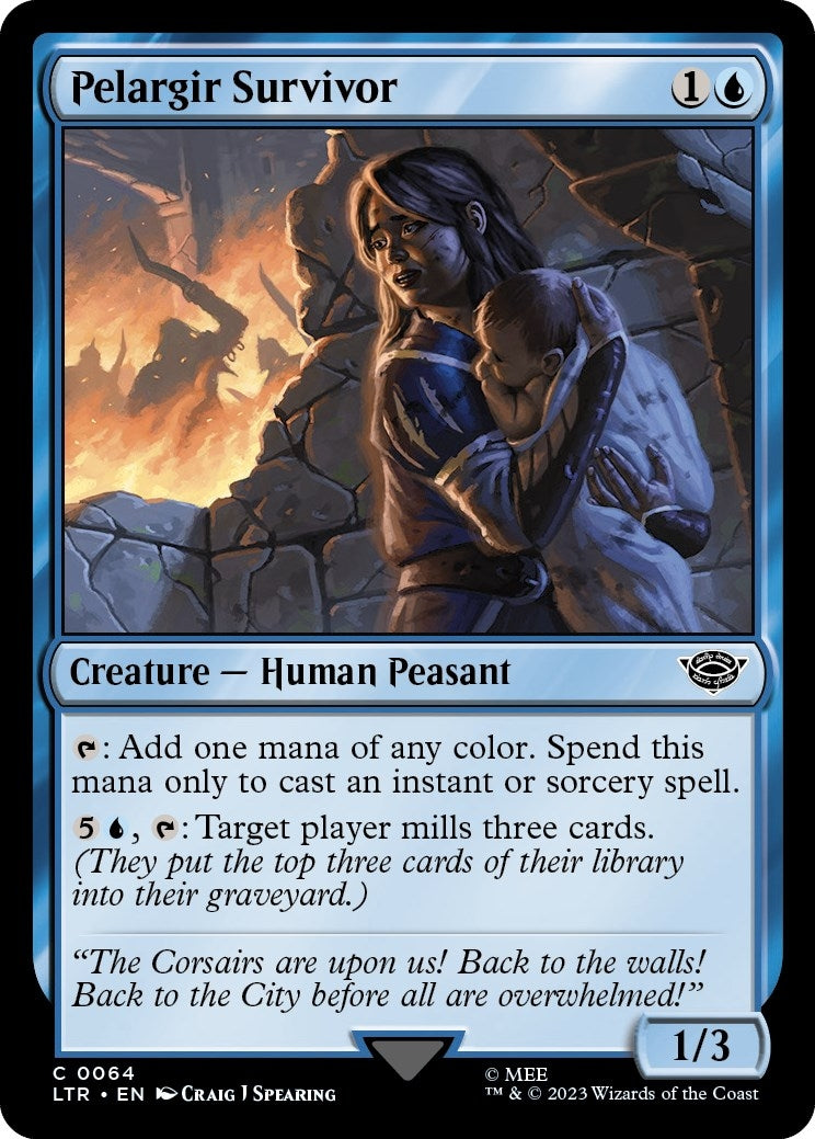 Image for Pelargir Survivor (Universes Beyond: The Lord of the Rings: Tales of Middle-earth) (64) - Magic: The Gathering