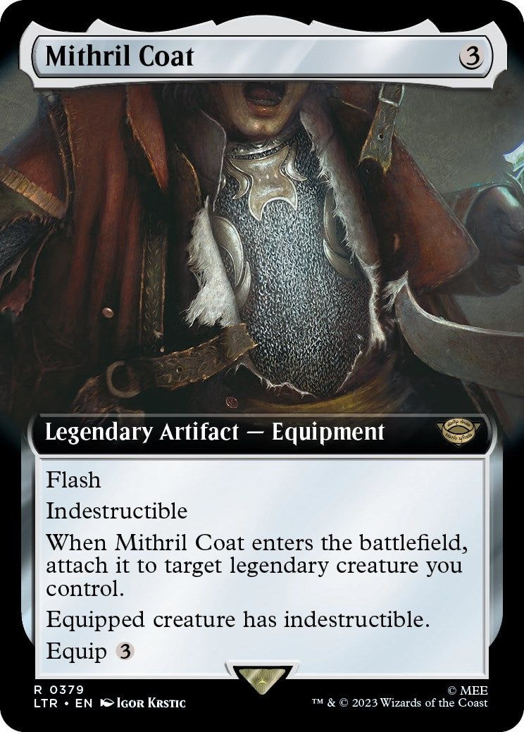 Image for Mithril Coat (Extended Art) (Universes Beyond: The Lord of the Rings: Tales of Middle-earth) (379) - Magic: The Gathering