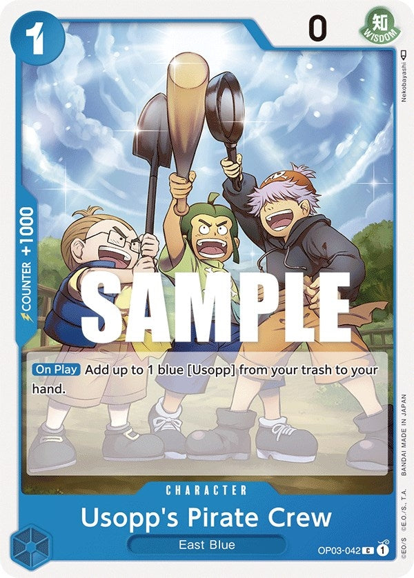 Image for Usopp's Pirate Crew (Pillars of Strength) (OP03-042) - One Piece Card Game