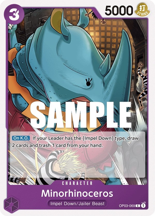 Image for Minorhinoceros (Pillars of Strength) (OP03-069) - One Piece Card Game