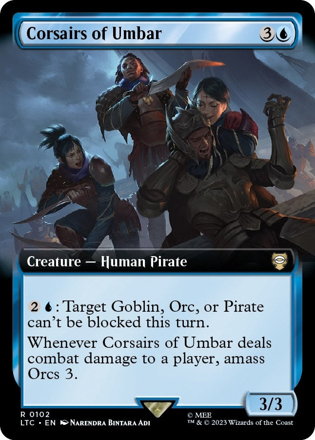 Image for Corsairs of Umbar (Extended Art) (Commander: The Lord of the Rings: Tales of Middle-earth) (102) - Magic: The Gathering