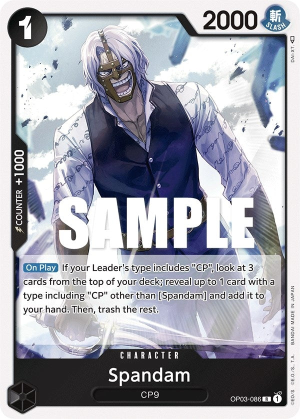 Image for Spandam (Pillars of Strength) (OP03-086) - One Piece Card Game