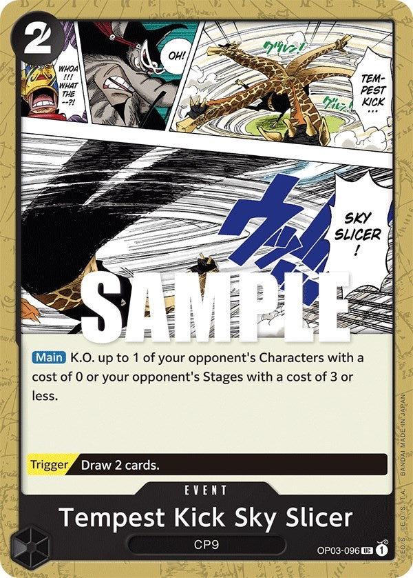 Image for Tempest Kick Sky Slicer (Pillars of Strength) (OP03-096) - One Piece Card Game