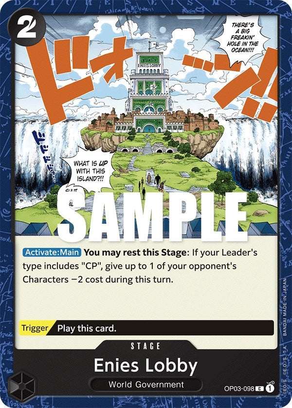Image for Enies Lobby (Pillars of Strength) (OP03-098) - One Piece Card Game