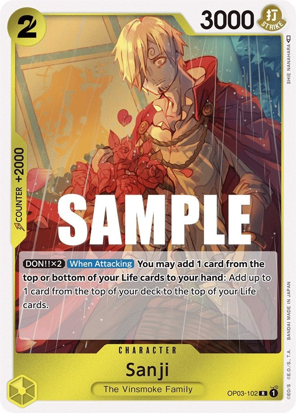 Image for Sanji (Pillars of Strength) (OP03-102) - One Piece Card Game