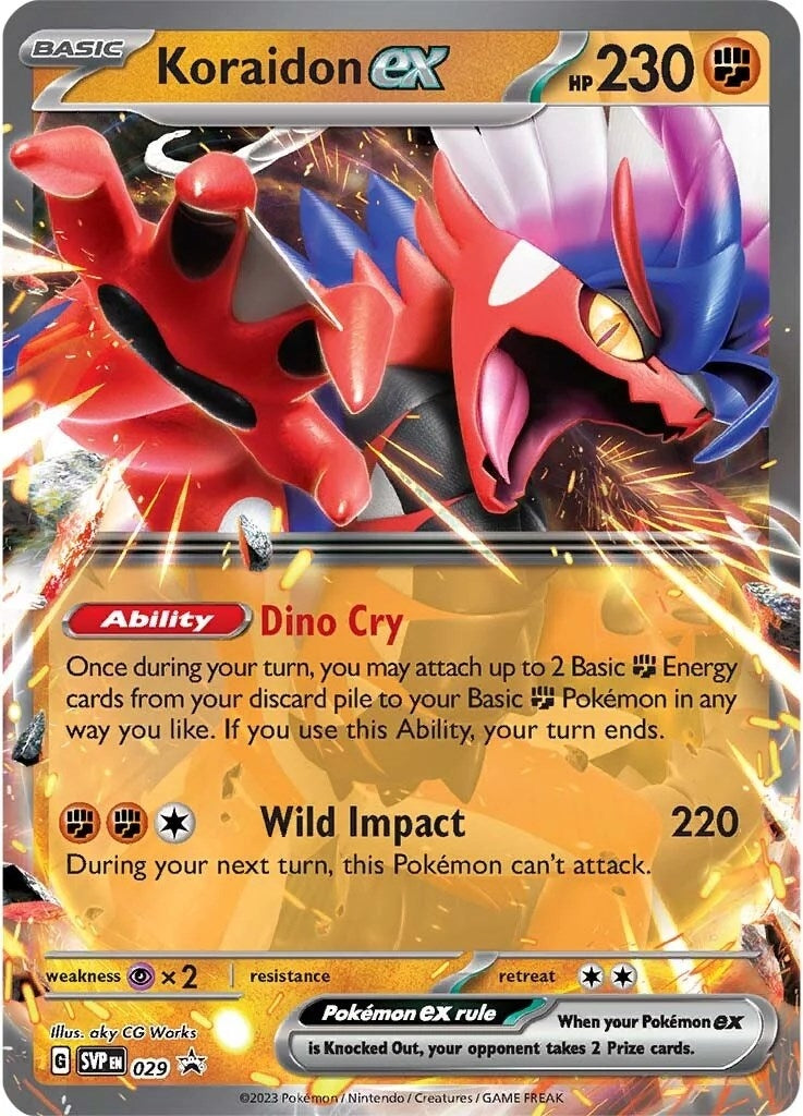 Image for Koraidon ex - 029 (SV: Scarlet & Violet Promo Cards) (029) - Pokemon