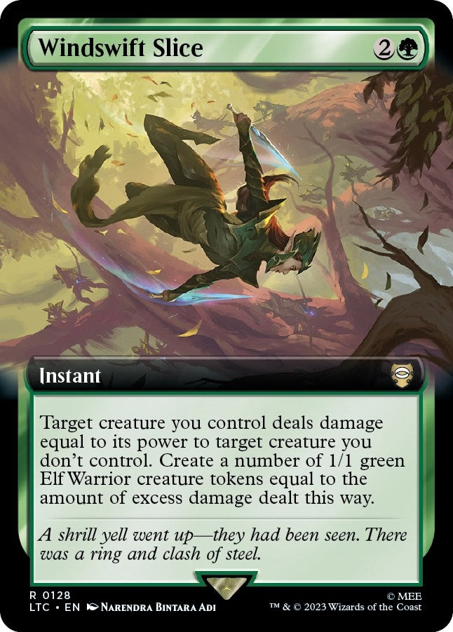 Image for Windswift Slice (Extended Art) (Commander: The Lord of the Rings: Tales of Middle-earth) (128) - Magic: The Gathering