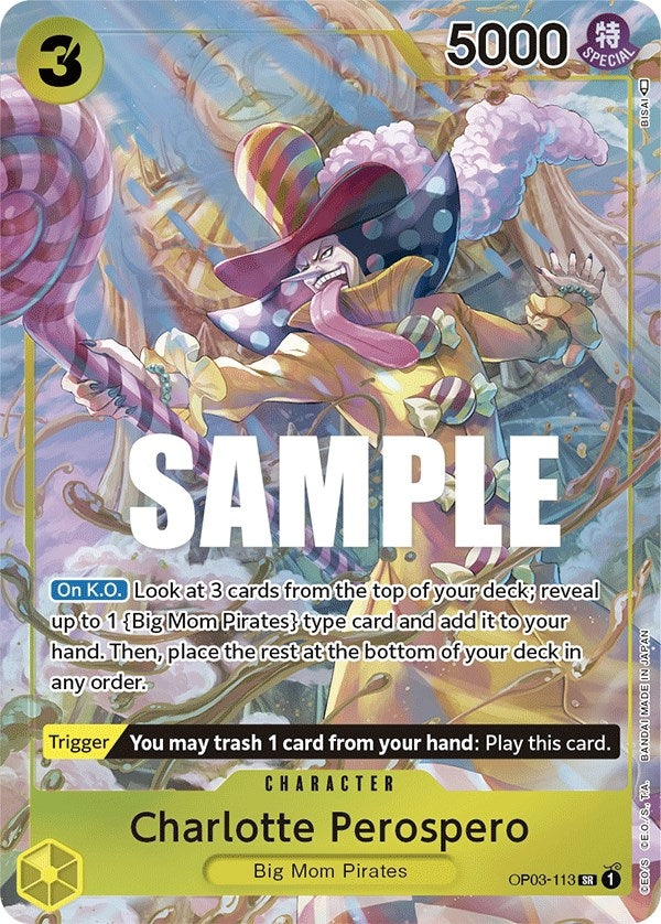 Image for Charlotte Perospero (Alternate Art) (Pillars of Strength) (OP03-113) - One Piece Card Game