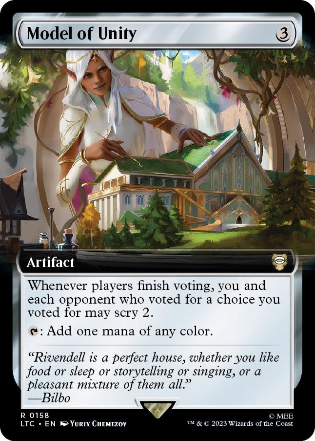 Image for Model of Unity (Extended Art) (Commander: The Lord of the Rings: Tales of Middle-earth) (158) - Magic: The Gathering
