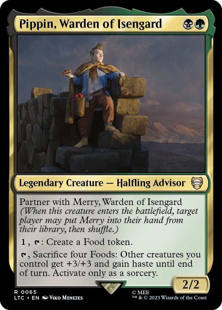 Image for Pippin, Warden of Isengard (Commander: The Lord of the Rings: Tales of Middle-earth) (65) - Magic: The Gathering