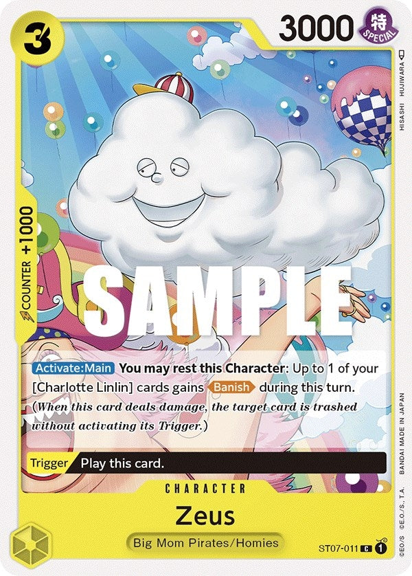 Image for Zeus (Starter Deck 7: Big Mom Pirates) (ST07-011) - One Piece Card Game