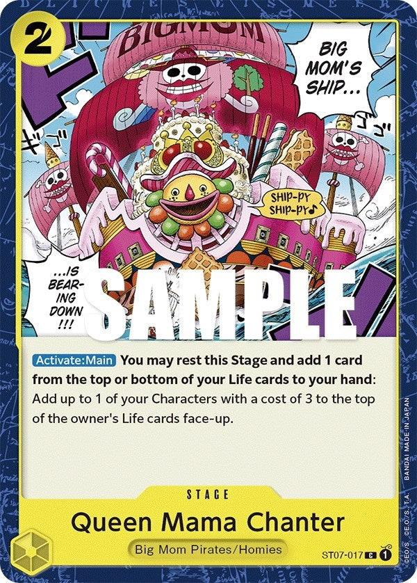 Image for Queen Mama Chanter (Starter Deck 7: Big Mom Pirates) (ST07-017) - One Piece Card Game