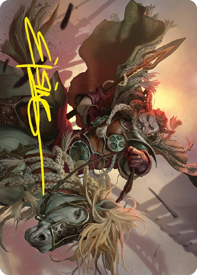 Image for Eomer of the Riddermark Art Card (Gold-Stamped Signature) (Art Series: Universes Beyond: The Lord of the Rings: Tales of Middle-earth) (9) - Magic: The Gathering