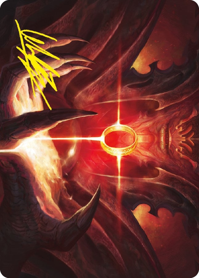 Image for Sol Ring Art Card (Gold-Stamped Signature) (Art Series: Universes Beyond: The Lord of the Rings: Tales of Middle-earth) (76) - Magic: The Gathering