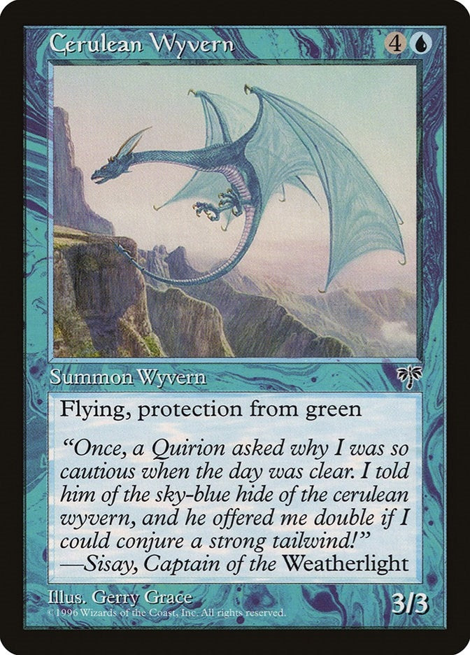 Image for Cerulean Wyvern (Mirage) - Magic: The Gathering