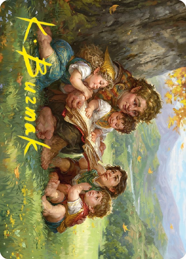 Image for Samwise Gamgee Art Card (19/81) (Gold-Stamped Signature) (Art Series: Universes Beyond: The Lord of the Rings: Tales of Middle-earth) (19) - Magic: The Gathering