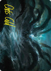 Image for The Watcher in the Water Art Card (Gold-Stamped Signature) (Art Series: Universes Beyond: The Lord of the Rings: Tales of Middle-earth) (7) - Magic: The Gathering