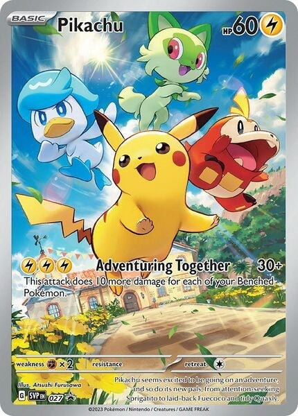 Image for Pikachu - 027 (SV: Scarlet & Violet Promo Cards) (027) - Pokemon