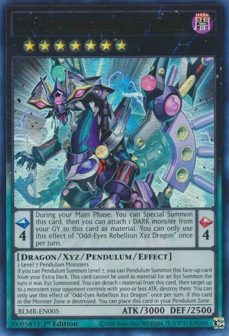 Image for Odd-Eyes Rebellion Xyz Dragon (Battles of Legend: Monstrous Revenge) (BLMR-EN005) - YuGiOh