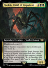 Image for Shelob, Child of Ungoliant (Extended Art) (Surge Foil) (Universes Beyond: The Lord of the Rings: Tales of Middle-earth) (785) - Magic: The Gathering