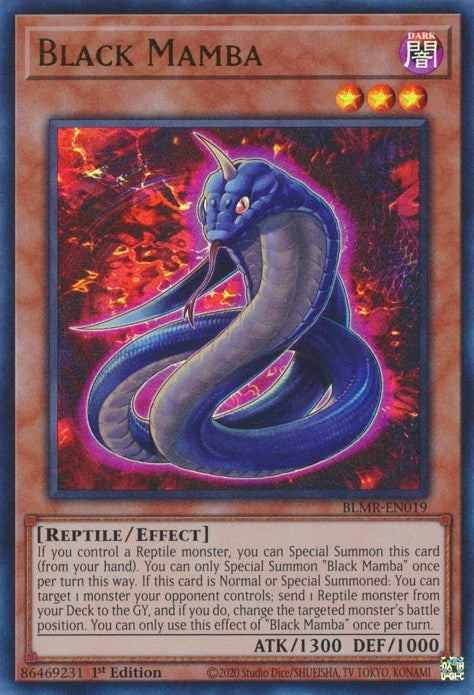 Image for Black Mamba (Battles of Legend: Monstrous Revenge) (BLMR-EN019) - YuGiOh